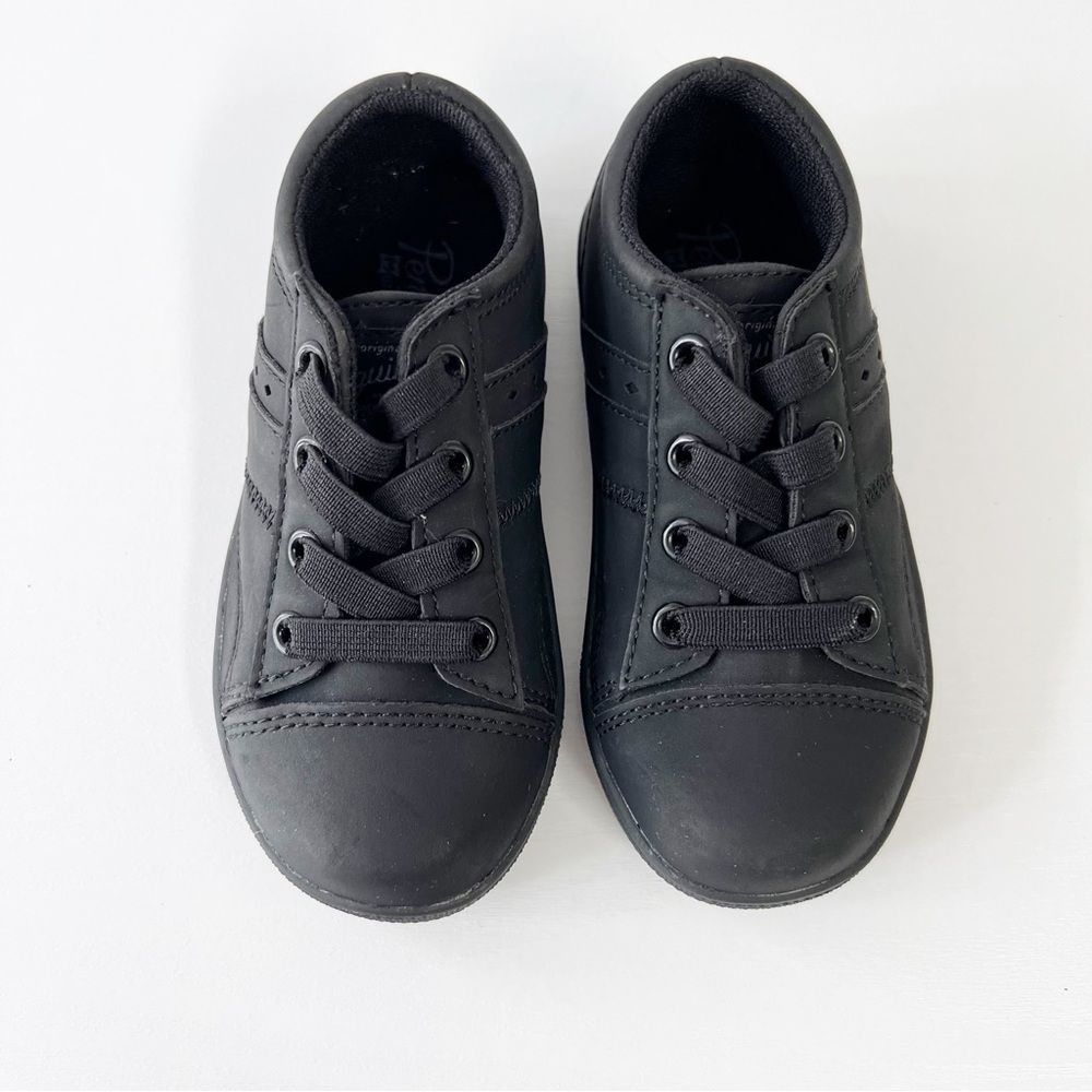 Original Penguin‎ Junior Black Slip on Lace Up Sneakers 9